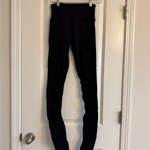 Black High-Waisted ALO Yoga Classic Stirrup Leggings